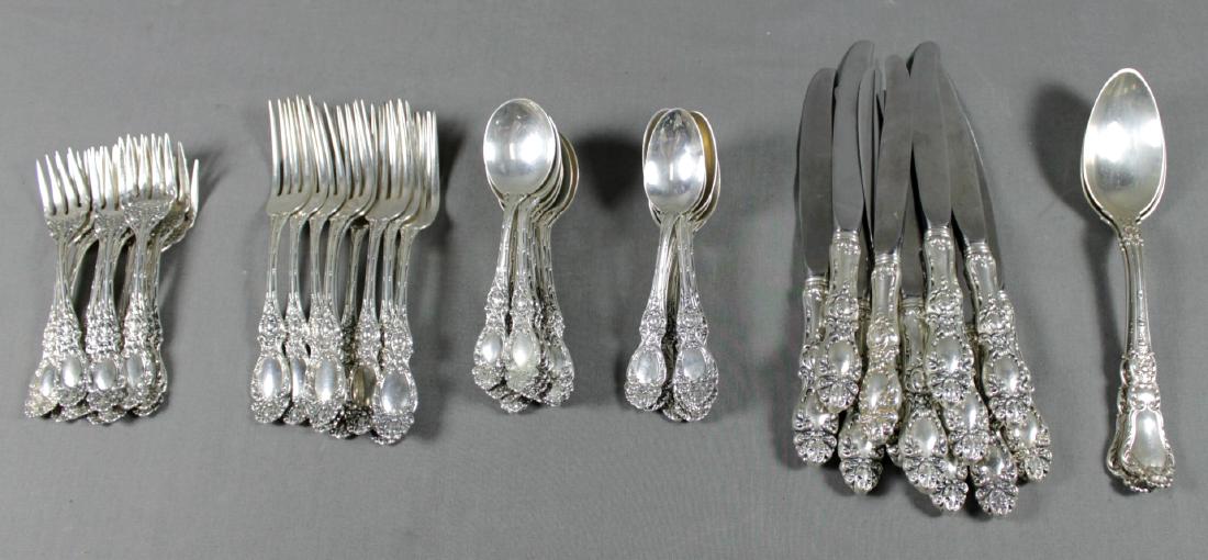 58 PC. WALLACE STERLING SILVER FLATWARE (1 of 8)