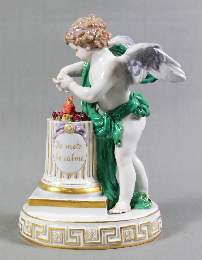 A FINE MEISSEN PORCELAIN FIGURE OF CUPID, C 1900 (1 of 5)