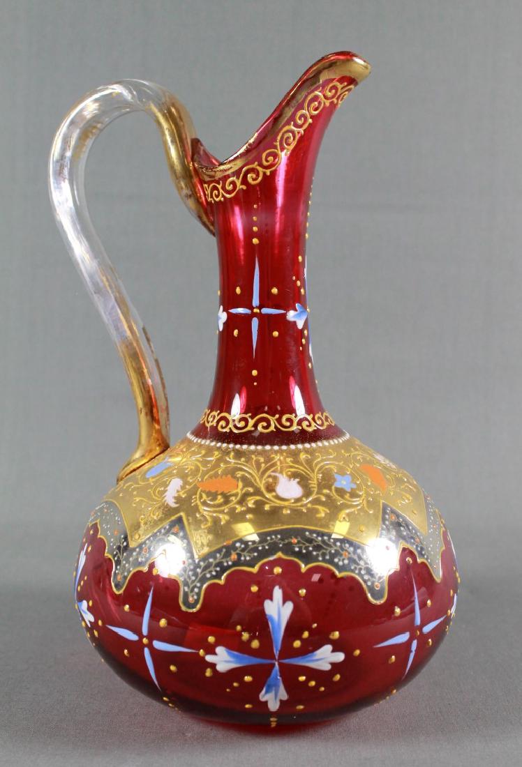 MOSER DECORATED EWER (1 of 3)