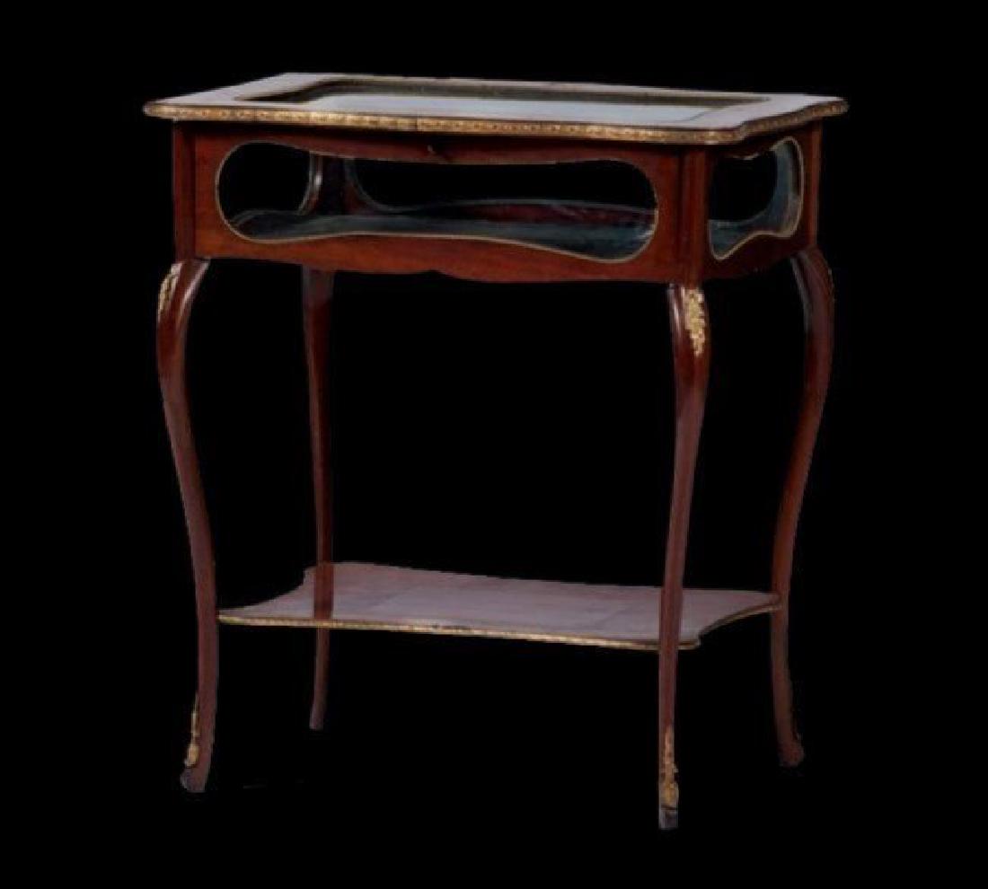 Louis XV-Style Vitrine Table (1 of 6)