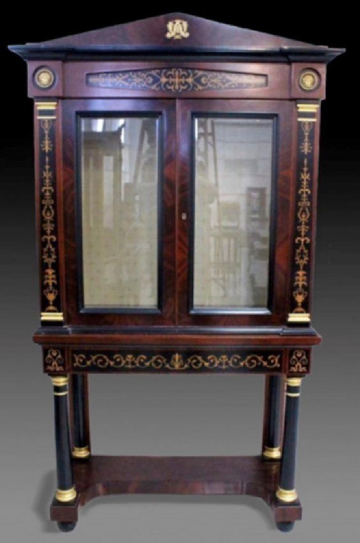 MAGNIFICENT LOUIS XV STYLE CABINET ON STAND (1 of 4)