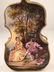 MAGNIFICENT 19TH C. AUSTRIAN ENAMELED VIOLIN MUSIC BOX - 7