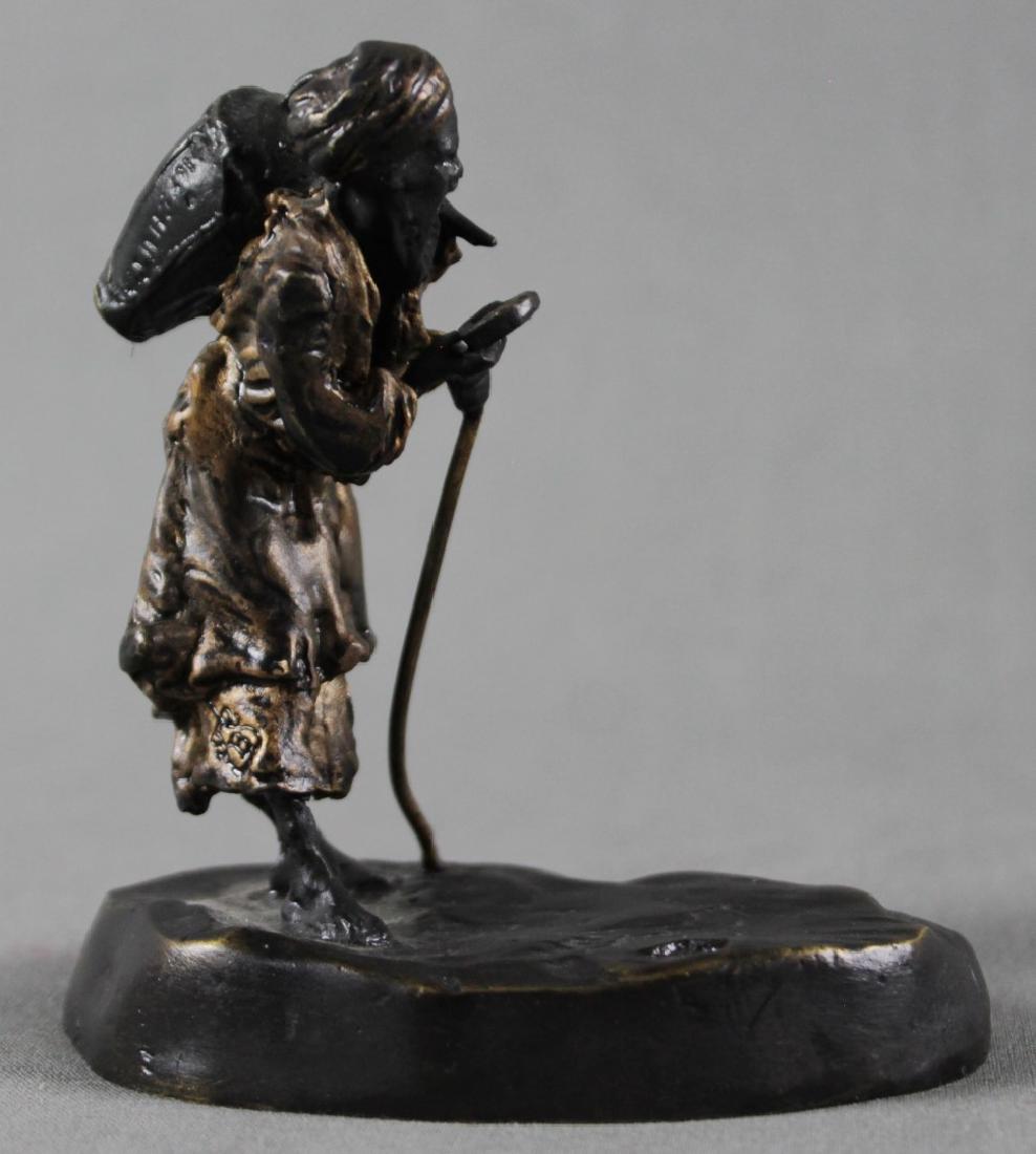 VIENNA STYLE COLD PAINTED MAN WITH CANE (1 of 3)