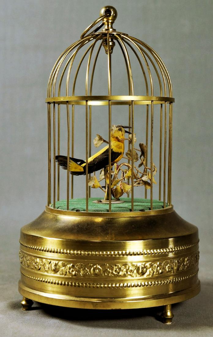 GERMAN BIRDCAGE MUSIC BOX (1 of 3)