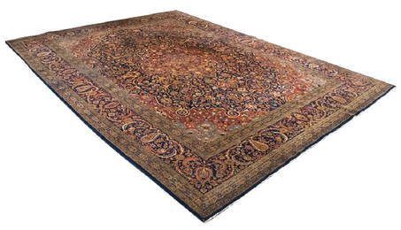 ANTIQUE PERSIAN TABRIZ CARPET