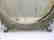 STERLING SILVER CHASED WALL DRESSER MIRROR AND FRAME - 4