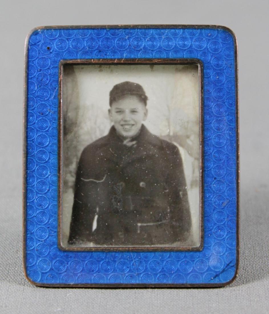 MINIATURE BRONZE AND ENAMEL FRAME (1 of 2)