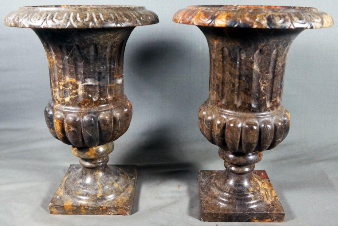 Pair Of Marble Urns (1 of 5)