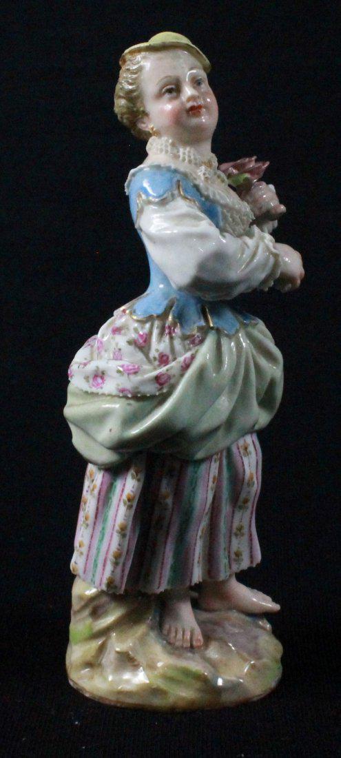 Meissen Figure Of A Lady Holding Flower (1 of 6)