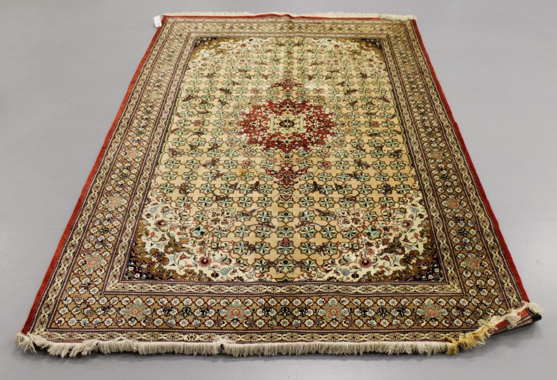 Qum Silk Rug Iran (1 of 7)