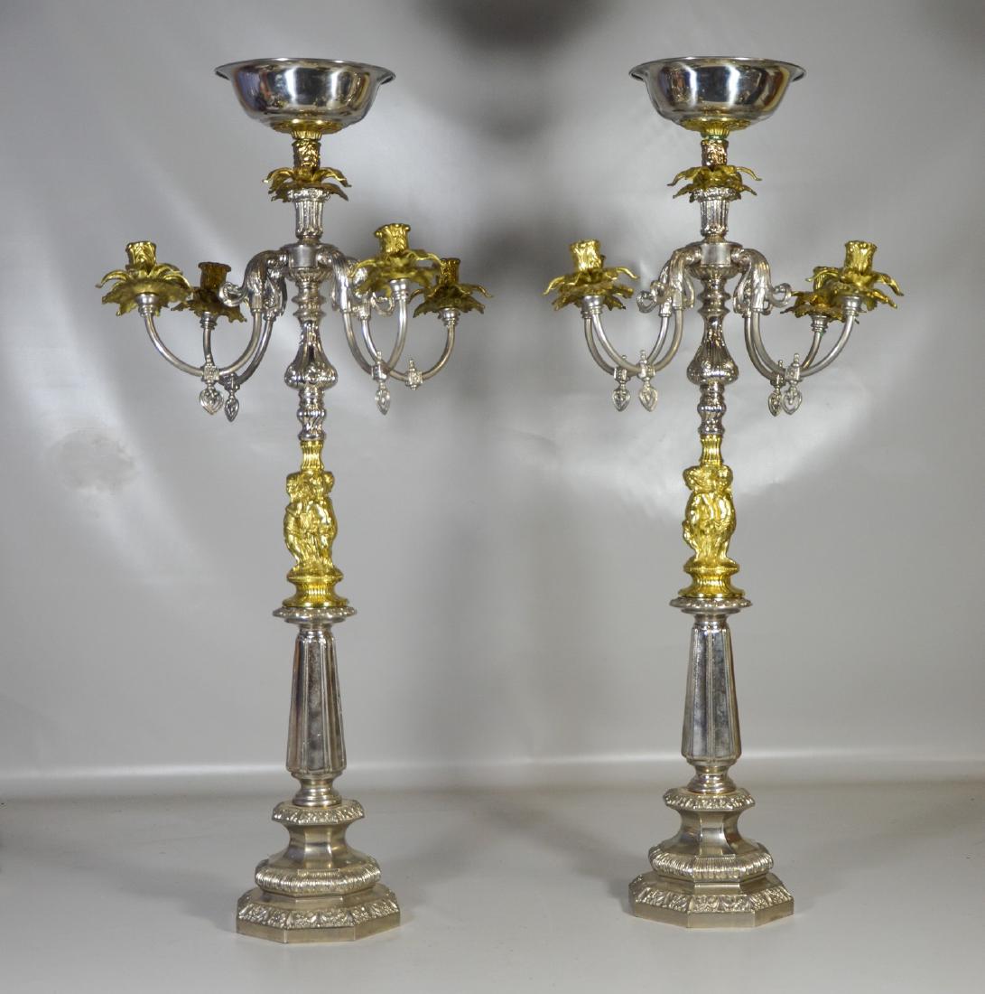 Pair Of Monumental Candelabra Centerpieces (1 of 5)
