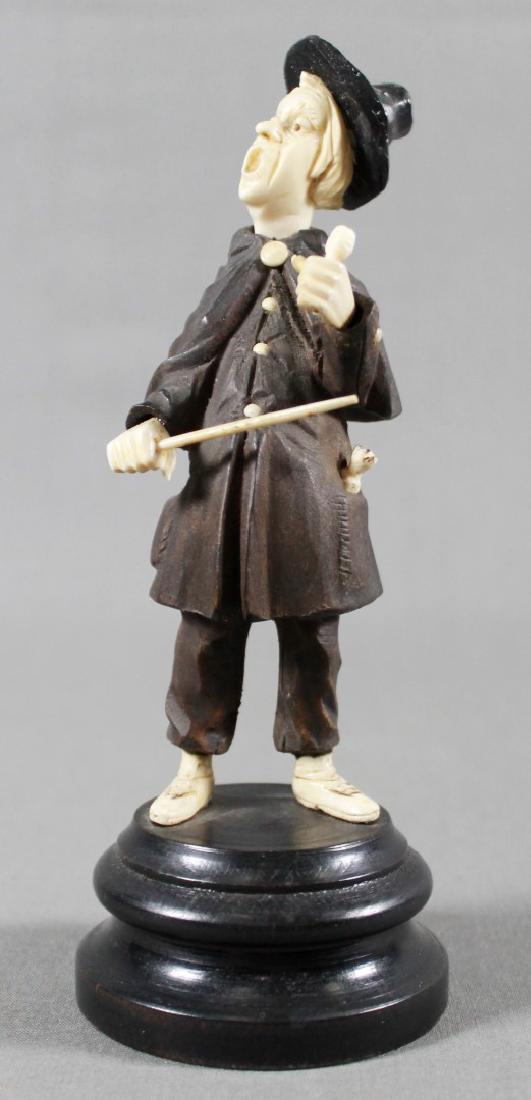 Late 19Th C. German Carved Wood And Composite Figure (1 of 3)