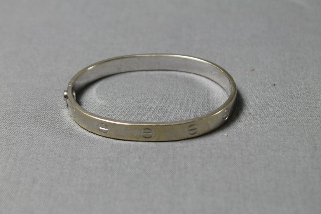 14K Gold Cartier Style Bracelet (1 of 3)