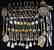 Italian Montagnani Silverplate Spoon Collection