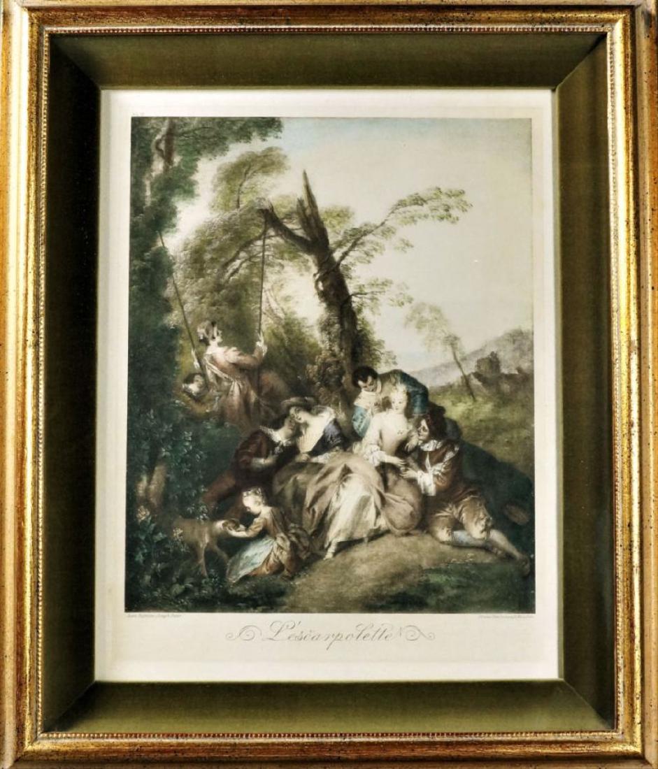 Original L'Escarpolette Painting By John Baptiste (1 of 4)