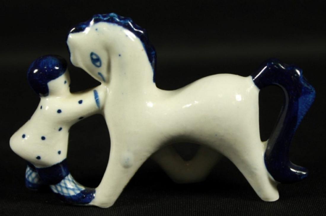 Russian Porcelain Figure Of Horse (1 of 2)