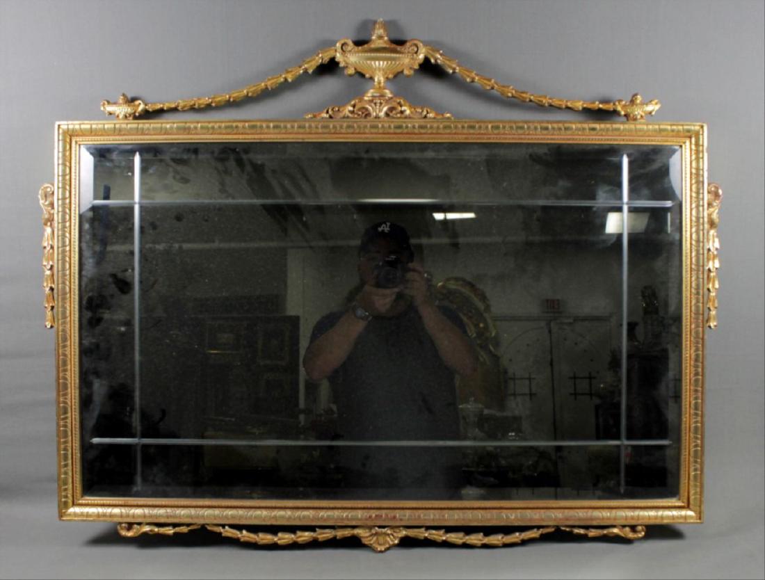 Georgian Style Gilt Rectangular Mirror (1 of 4)