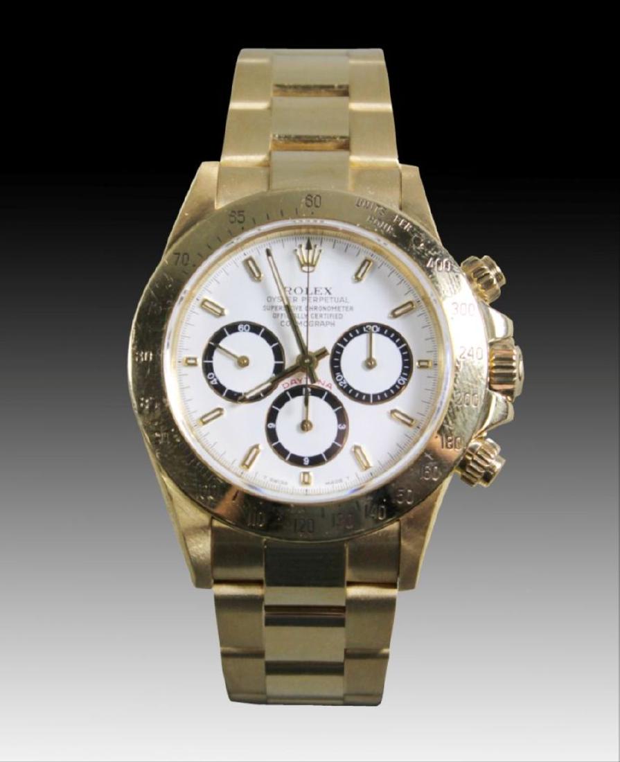 Rolex 18K Yellow Gold Daytona Wristwatch (1 of 9)