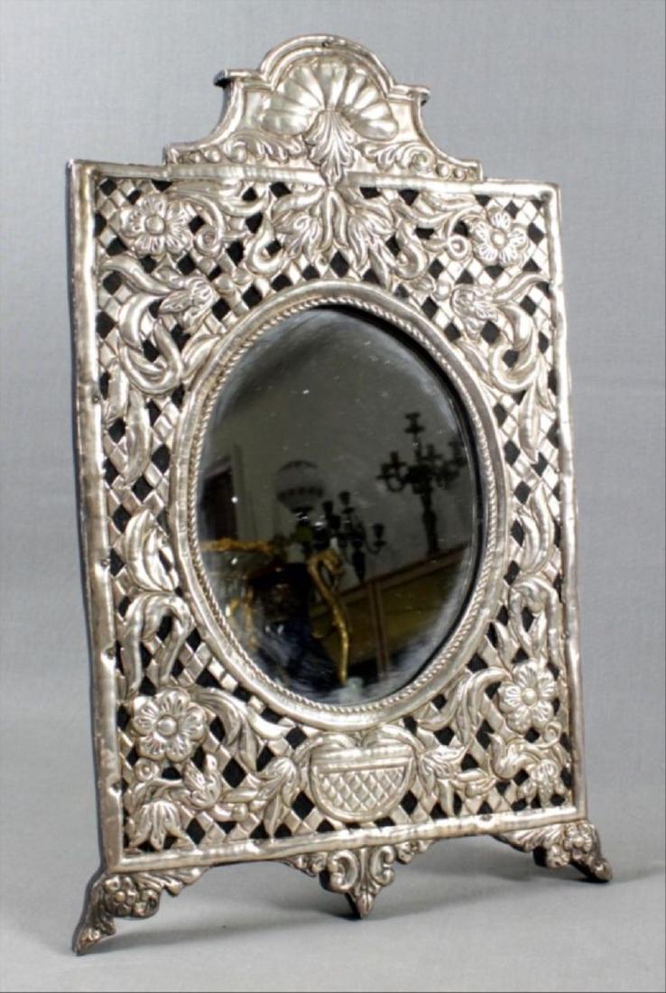 Silver Frame Table Mirror (1 of 4)