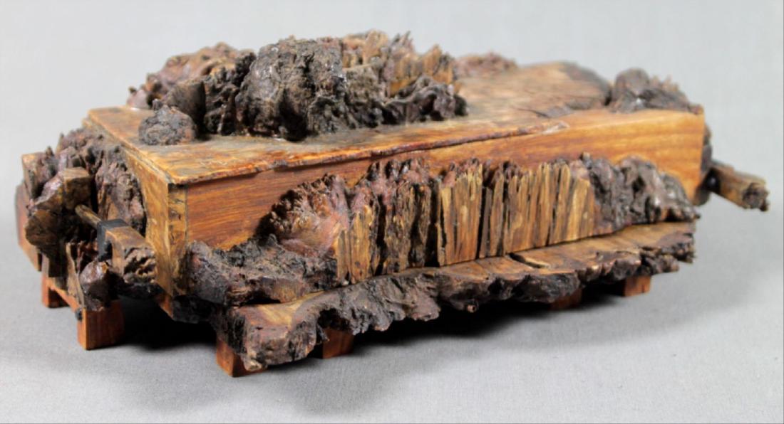 Antique Carved Wooden Box (1 of 3)