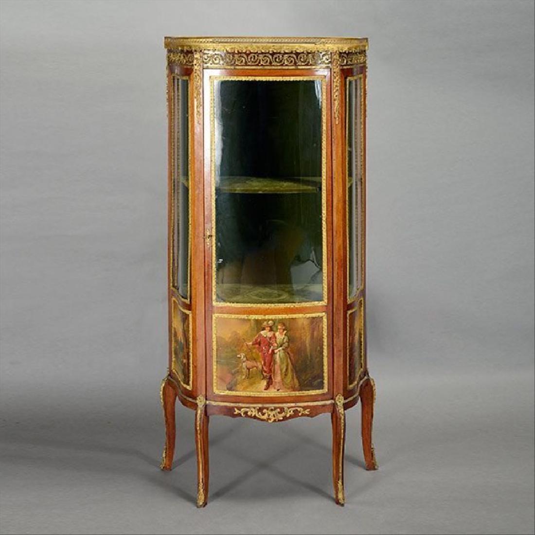 Louis Xv Style Vernis Martin Style China Cabinet (1 of 4)