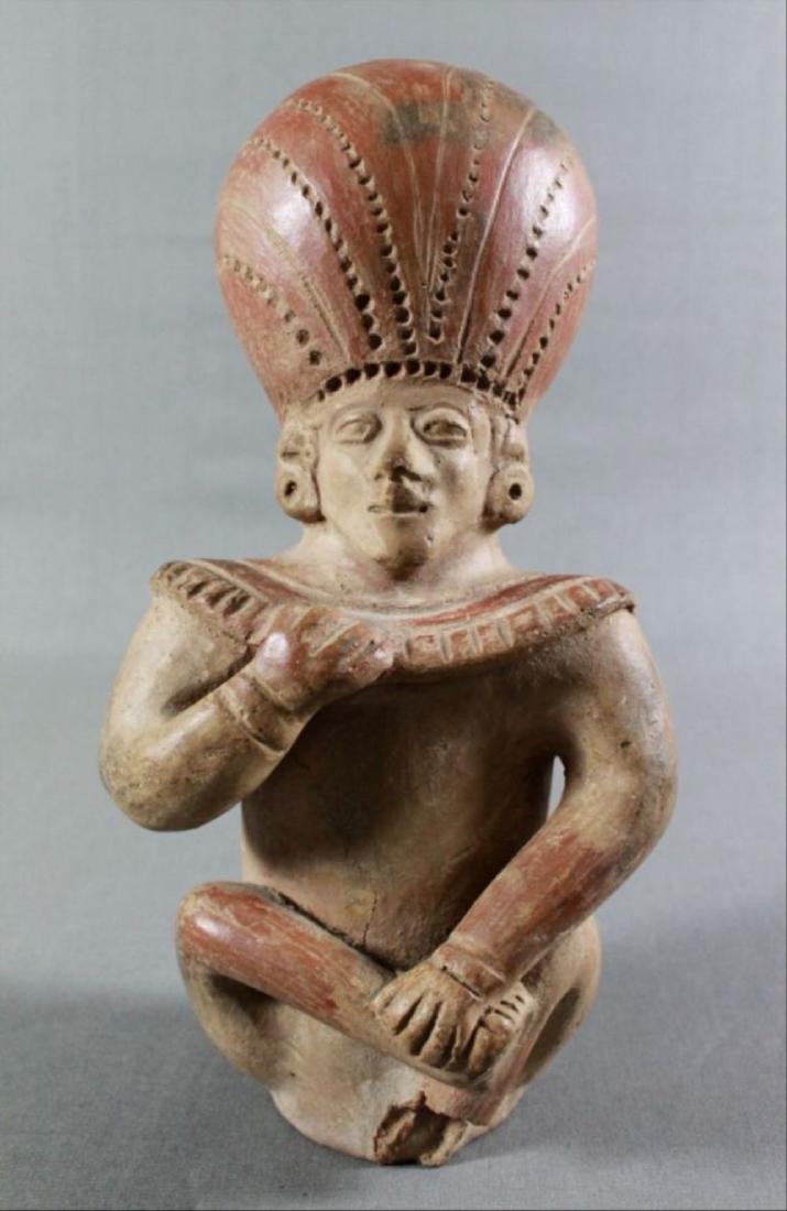 18Th C Ancient Pottery Figure Of A Man (1 of 5)