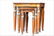 Three Empire Nesting Tables With Bronze Female Mounts - 2