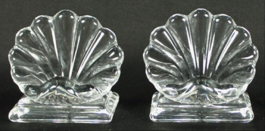 Baccarat Place Card Holders 4 Pc: Measures 2 1/2" X 2 1/2"