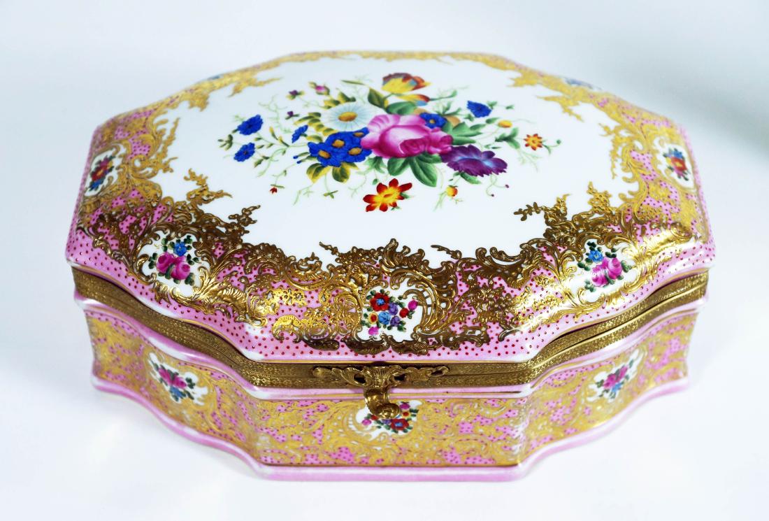 Sevres Style Porcelain Box (1 of 6)