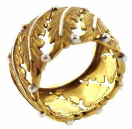 An 18K Bi-Color Gold Band, Buccellati