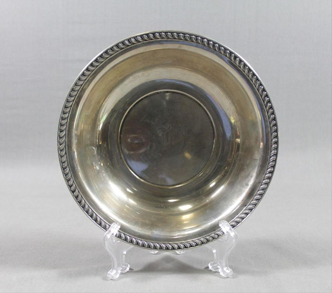 Small Sterling Silver Bowl 3.5" Diam 1" H 1.7 Oz (1 of 3)