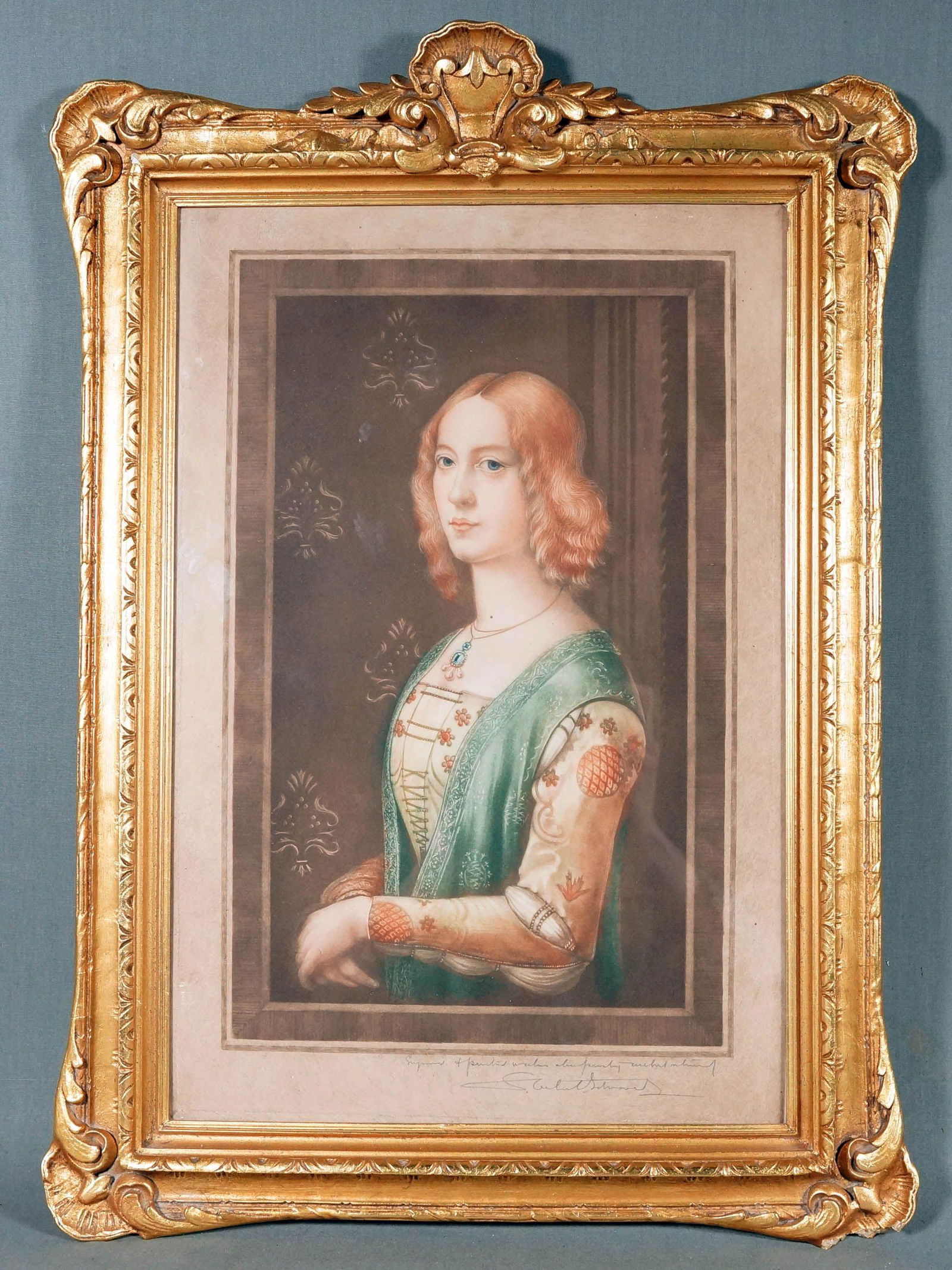 Woman With Blue Eyes Samuel Arlent Edwards (1862-1938) (1 of 3)