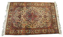 Indo-Kashan Throw Rug