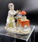 Meissen Porcelain Figurine Boy Preparing Hot Chocolate