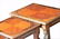Three Empire Nesting Tables With Bronze Female Mounts - 4