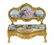 A Continental Gilt Metal And Enamel Suite Of Miniature - 3