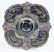 Repousse Silvered Metal Inkwell With Deer - 3