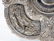 Repousse Silvered Metal Inkwell With Deer - 4