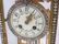 French Marti Gilt Bronze Crystal Regulator Shelf Clock, - 2