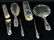 7 Pc . Sterling Silver Dresser Set