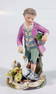 Meissen Porcelain Figure Of Boy Feeding Geese