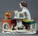Antique Meissen Figurine Boy Seated At Stove - 3