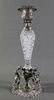 Pair Of Continental Silver And Baccarat Cut Glass - 2