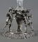 Pair Of Continental Silver And Baccarat Cut Glass - 3