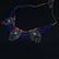 Retro Turquoise Coral Blue Bead Tibetan Necklace Lapis - 6