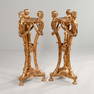 Pair Of Neoclassical-Style Giltwood Plant Stands