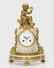 Louis Xvi Style Gilt Bronze Mounted Mantel Clock