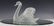 Lalique Crystal Art Glass Swan & Mirror Cygnes - 3