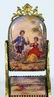 Bronze And Enamel Dresser Set Depicting Courtship - 4