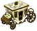 Austrian Enamel & Gilt Metal Miniature Carriage - 2